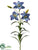 Asiatic Tiger Lily Spray - Blue - Pack of 6
