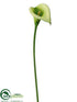 Silk Plants Direct Small Calla Lily Spray - Green - Pack of 6