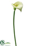 Silk Plants Direct Large Calla Lily Spray - Green - Pack of 6