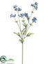Silk Plants Direct Baby Cosmos Spray - Blue - Pack of 6