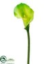 Silk Plants Direct Calla Lily Spray - Green - Pack of 6