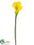 Calla Lily Spray - Yellow - Pack of 6