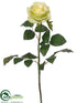 Silk Plants Direct Confetti Rose Spray - Green Two Tone - Pack of 6