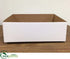 Silk Plants Direct Paper White Box - White - Pack of 5