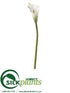 Silk Plants Direct Small Anna Calla Lily Spray - Cream Yellow - Pack of 12