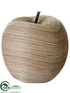 Silk Plants Direct Rattan Apple - Green - Pack of 1