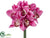 Silk Plants Direct Cymbidium Orchid Bouquet - Pink - Pack of 12