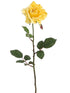 Silk Plants Direct Large Rose Spray - Yellow - Pack of 12