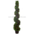 Silk Plants Direct Pre Lit Topiary Spiral Tree Cedar - Green - Pack of 1