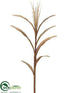 Silk Plants Direct Corn Stalk Spray - Brown Beige - Pack of 12