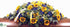 Silk Plants Direct Sunflower Full Lid Casket Spray - Yellow Purple - Pack of 1