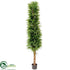Silk Plants Direct Needle Pine Tree - Green - Pack of 2