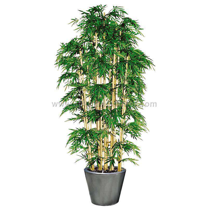 artificial bamboo plant with pot Bamboo Grove - Green - Pack of 1 - (SPD-C21-6251TAS)