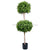 Silk Plants Direct Boxwood Double Ball Tree - Green - Pack of 1