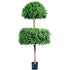 Silk Plants Direct Boxwood Topiary Tree - Green - Pack of 1