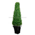 Silk Plants Direct Boxwood Tower Tree - Green - Pack of 1