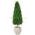 Silk Plants Direct Boxwood Tower - Green - Pack of 1