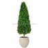 Silk Plants Direct Boxwood Tower - Green - Pack of 1