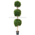Silk Plants Direct Boxwood Triple Ball Tree - Green - Pack of 1