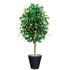 Silk Plants Direct Florida Orange Tree - Green - Pack of 2