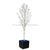 Silk Plants Direct Holiday Winter Tree - White - Pack of 1