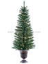 Silk Plants Direct Lighted Pine Tree - Green - Pack of 1