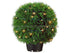 Silk Plants Direct Lighted Topiary Ball Cedar - Green - Pack of 1