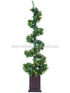 Silk Plants Direct Lighted Topiary Spiral Tree - Green - Pack of 1