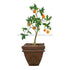 Silk Plants Direct Orange Tree - Green - Pack of 2