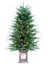 Silk Plants Direct Pine Tree Feathered with Lights - Green - Pack of 1