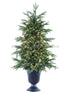 Silk Plants Direct Pine Tree Northeast with Lights - Green - Pack of 1