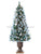 Pre Lit Spruce Tree - Green White - Pack of 1