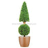 Silk Plants Direct Topiary Fir - Green - Pack of 1