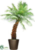 Silk Plants Direct Outdoor Areca Palm Tree - Green - Pack of 1