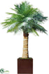Silk Plants Direct Outdoor Coconut Palm Tree - Green - Pack of 1