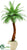 Silk Plants Direct Outdoor Phoenix Palm Tree - Green - Pack of 1