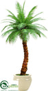 Silk Plants Direct Outdoor Phoenix Palm Tree - Green - Pack of 1