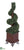 Boxwood Spiral Topiary With Lights - Green - Pack of 1