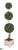 Boxwood Topiary With Lights - Green - Pack of 1