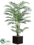 Silk Plants Direct Areca Palm Tree - Green - Pack of 1